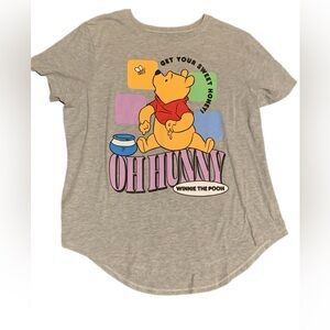Disney Winnie The Pooh Plus Size XXL Grey T Shirt